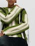 Marks & Spencer "Cotton Rich Striped Crew Neck Jumper"